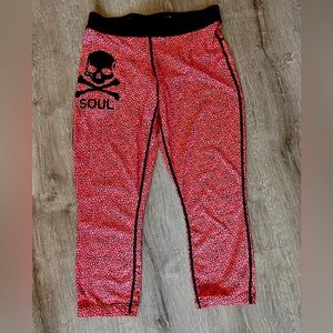 Vintage Soul Cycle leggings - hot pink & black!